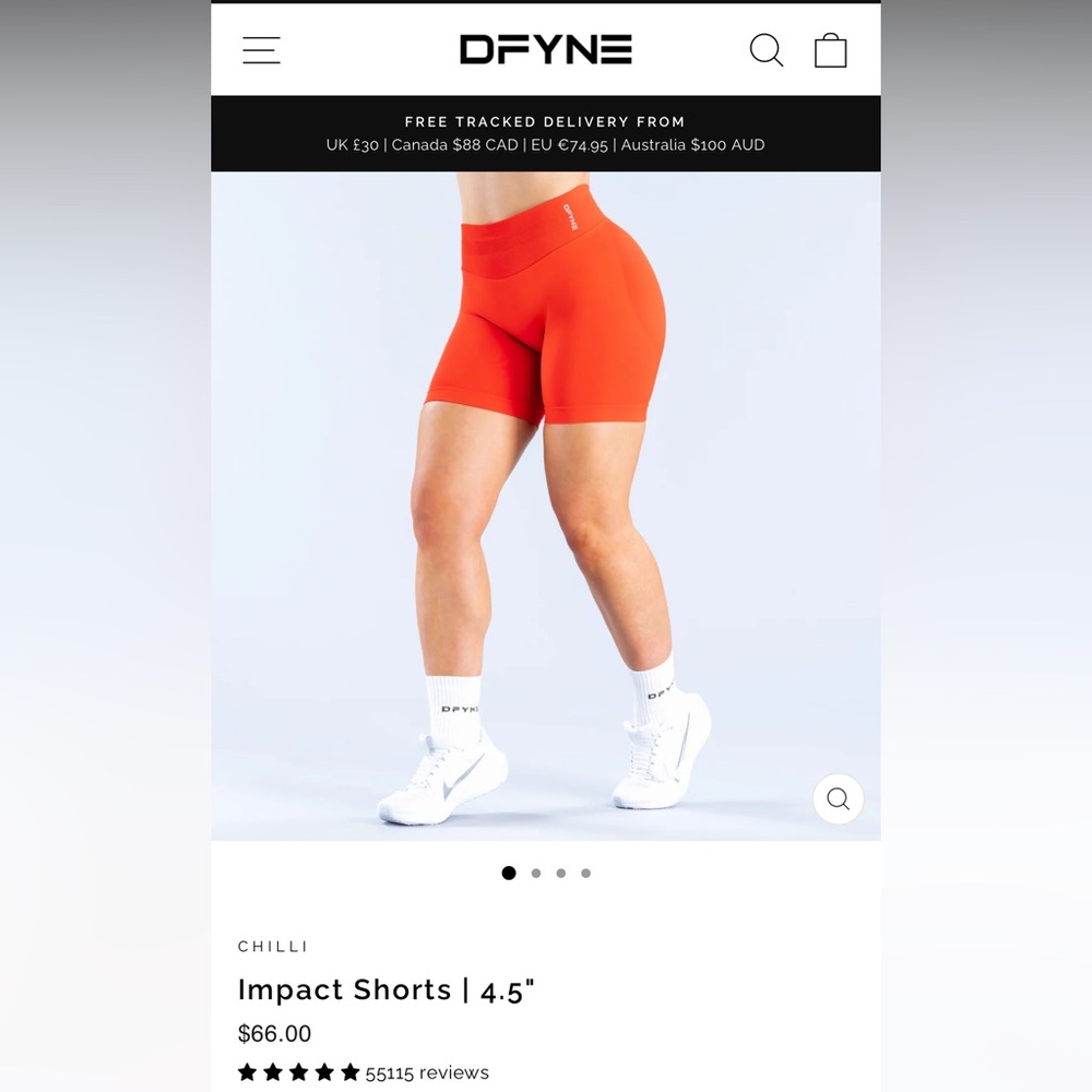 DFYNE Chilli Impact Bike Shorts